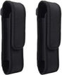 2 Pcs Flashlight Holster Pouch Holder Flash Light Belt Carry Case for 5"-7" Tactical with Stretch Capability V1259-DP01-A-572