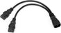 UPS Server Y Splitter C14 to 2 x C13 Power Extension Cable V1259-DP01-A-573