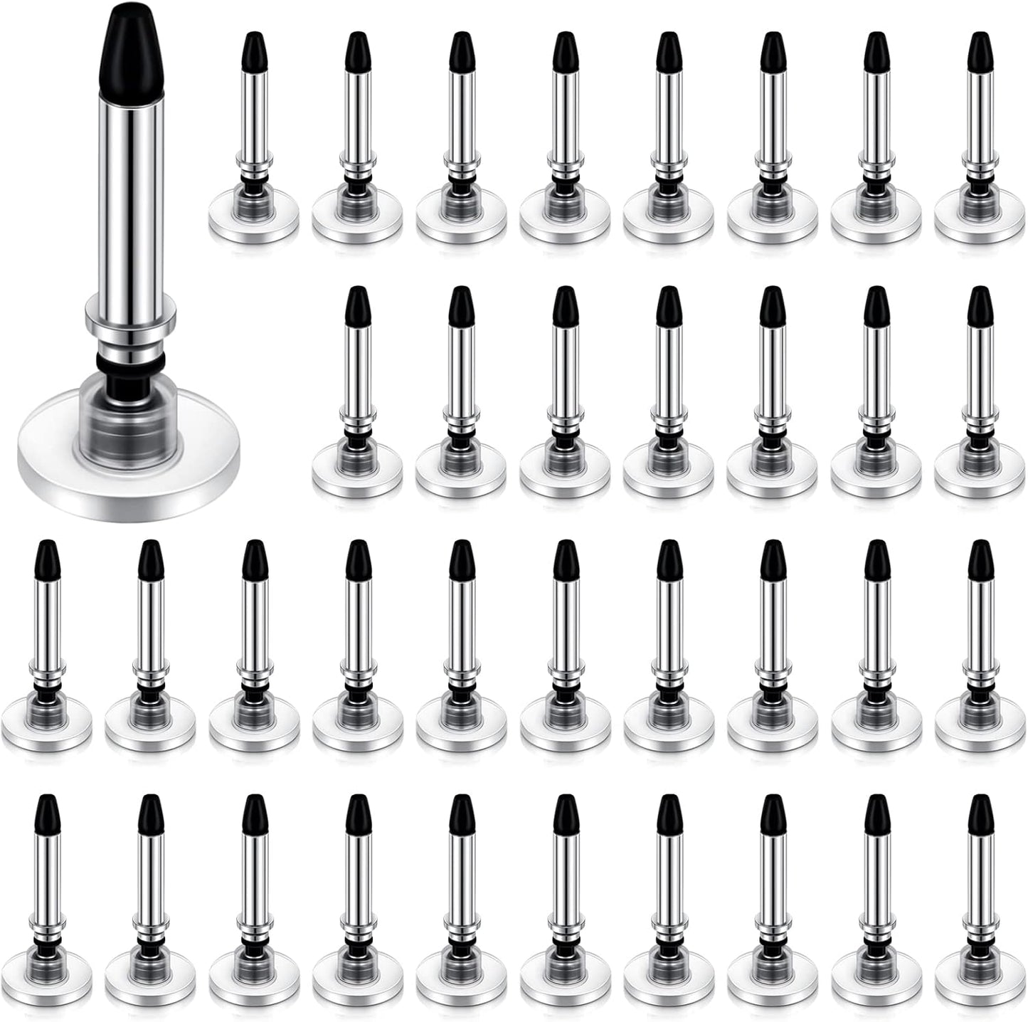 36 Pieces Stylus Pen Tips Replacement Only High Precision Replaceable Disc Tops Universal Round Shape V1259-DP01-A-5748
