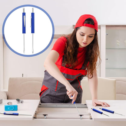20 Pcs Pocket Screwdriver Double End Mini Set Dual-use Valve Core Removal Tool for Doorbell Electricians V1259-DP01-A-5755