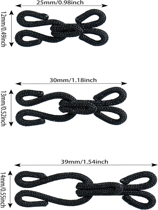 30 Pcs Sewing Hook and Eye Closure Fur Hooks Eyes for Crafts Clothing Locks Bras Coats DIY Craft Projects Pet V1259-DP01-A-585