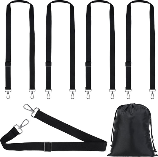 Horse Blanket Leg Straps, Elastic Belly Replacement Straps with Metal Double Swivel Snaps, 4 Pieces, V1259-DP01-A-590