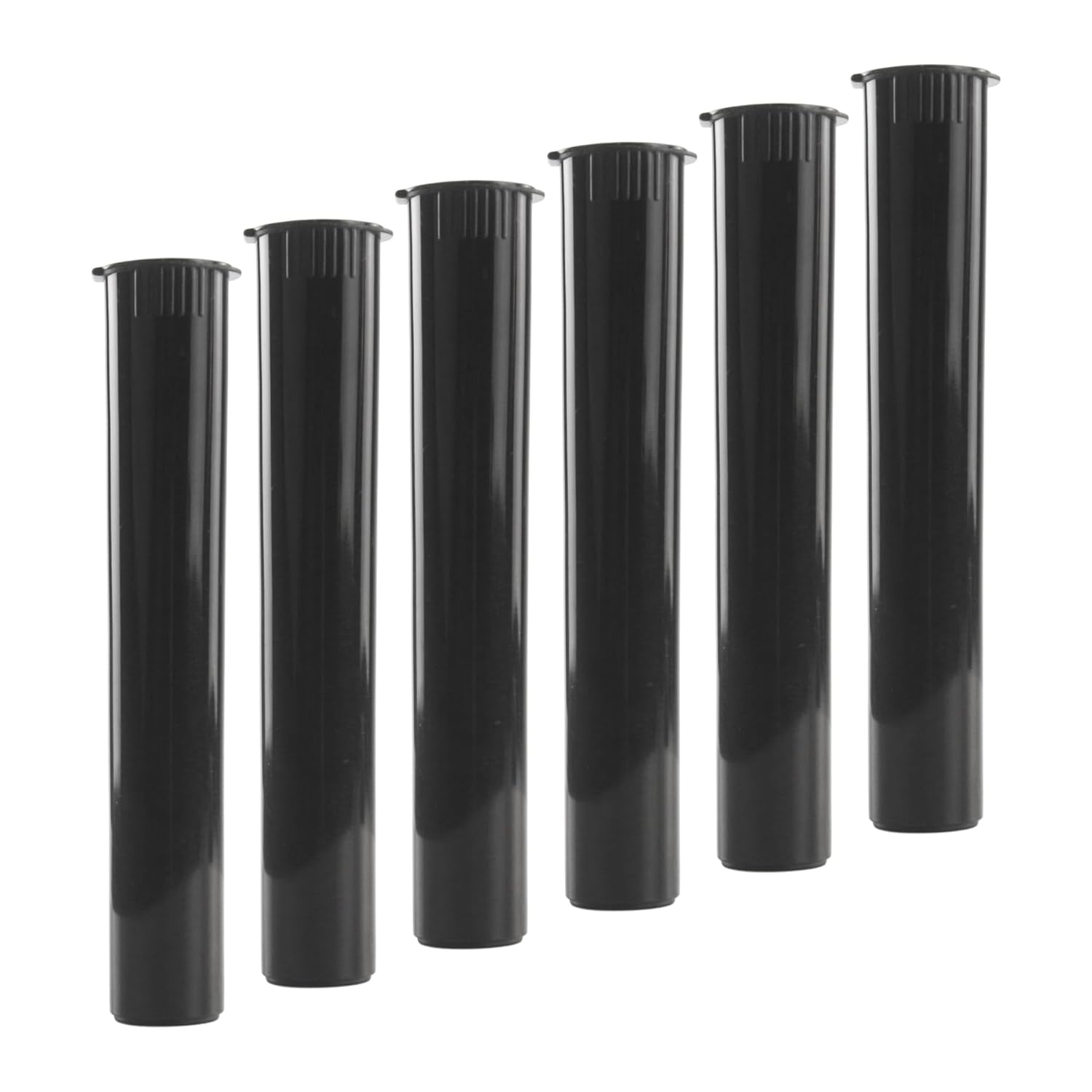 116mm 6pcs Waterproof Cigarette Storage Tubes Squeeze Bottles with Caps Airtight Sealing Plastic Container V1259-DP01-A-602