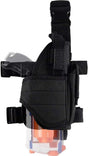 Adjustable Tactical Leg Holster Compatible for Nerf Elite Series Blaster(Black) Black V1259-DP01-A-605