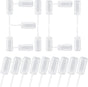 80 pcs Round Shape Clear Push-Up Cake Pop Shooter (Push Up Pops) Plastic Containers with Lids, Base & Sticks V1259-DP01-A-609