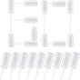 60 pcs Round Shape Clear Push-Up Cake Pop Shooter (Push Up Pops) Plastic Containers with Lids, Base & Stick V1259-DP01-A-610