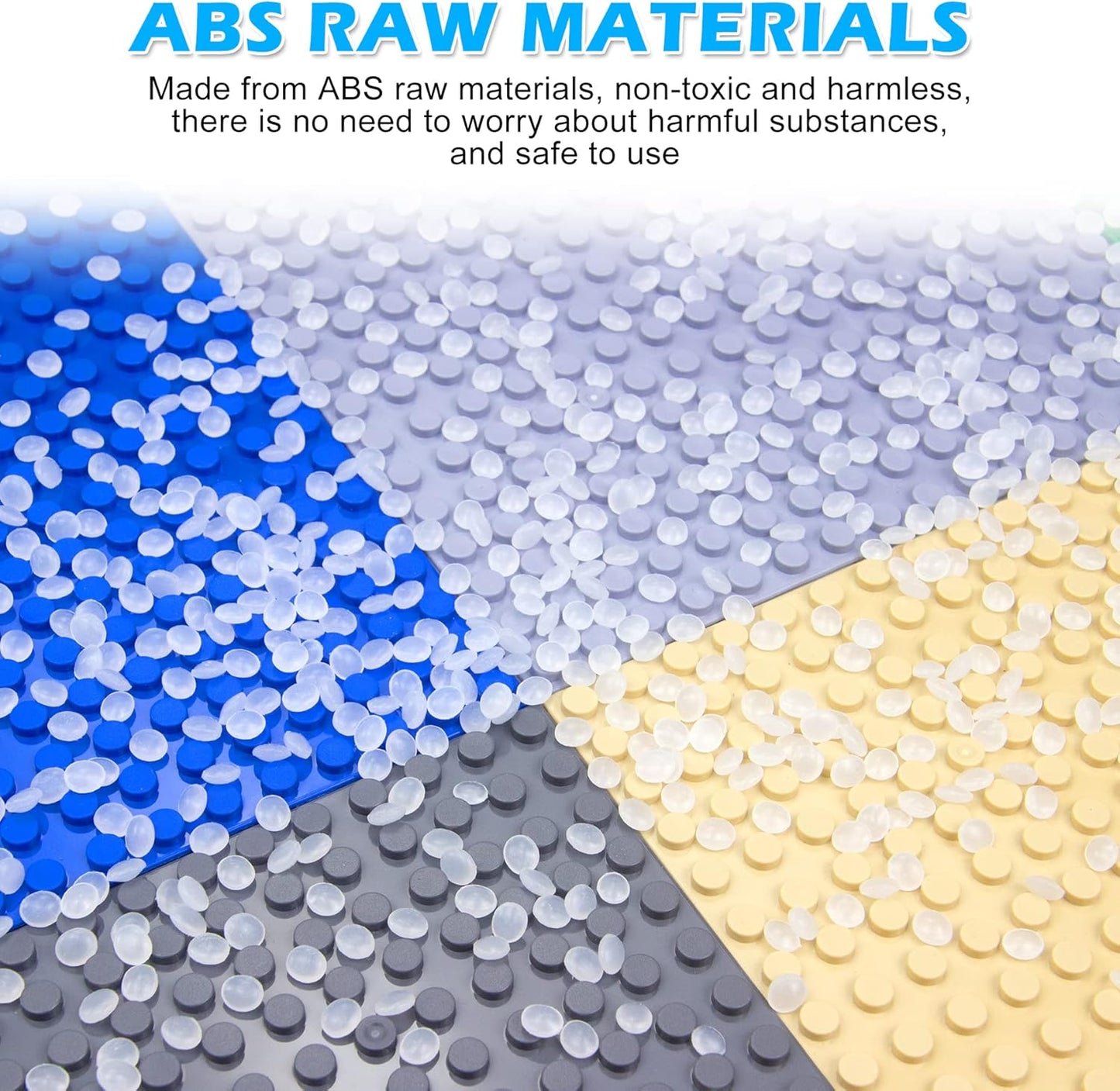 Classic Baseplates Building Brick -10 "x 5" , Compatible with Most Major Brand Bricks, Used for Substrates V1259-DP01-A-614