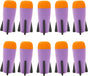 Missile Filled Foam Rocket Launcher Compatible for Nerf N-Strike Elite Series 10pcs,purple V1259-DP01-A-623