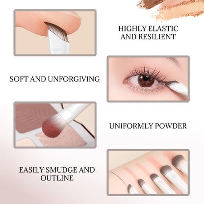 6Pcs Eye Makeup Brush Set, Soft Hairs Eyeshadow Kit, Professional Eyes for Concealer Eyebrows Eyeliner V1259-DP01-A-627