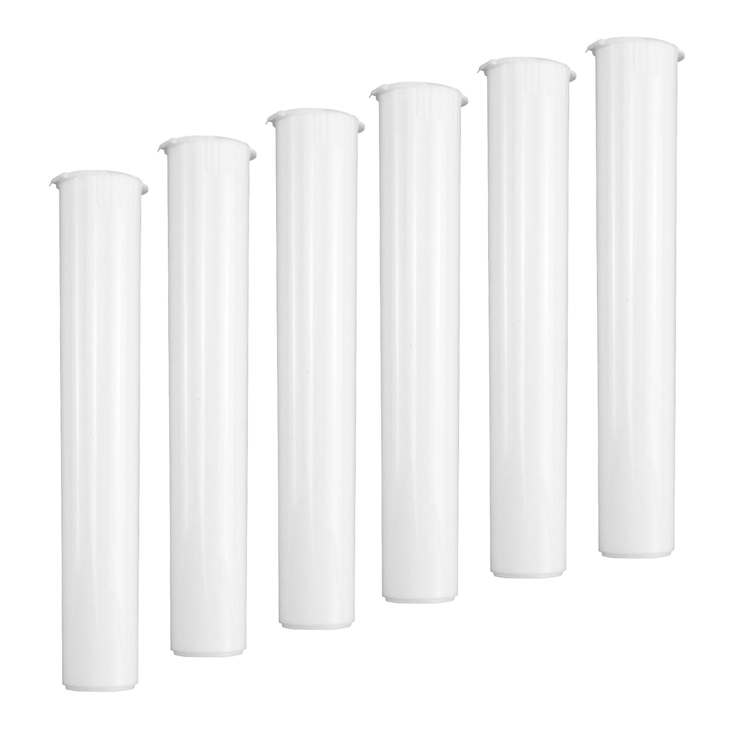 116mm 6pcs Waterproof Cigarette Storage Tubes Squeeze Bottles with Caps Airtight Sealing Plastic Container V1259-DP01-A-635