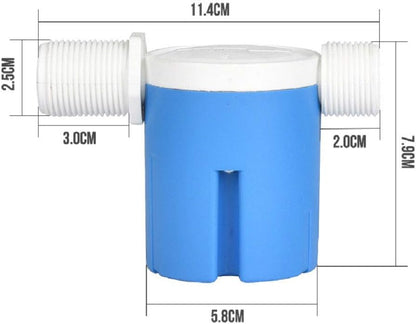 WANLIAN 3/4" side-entry built-in/built-in embedded float valve water level control for solar tank Side V1259-DP01-A-654