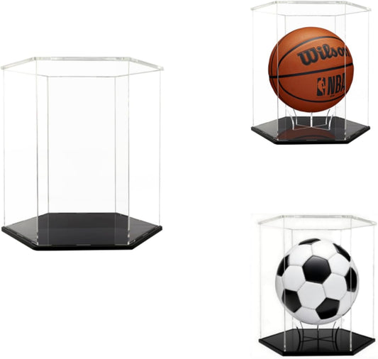 Basketball Display Case,Soccer Ball case, Acrylic Collectible Case, Soccer and Volleyball Collection Sports V1259-DP01-A-661