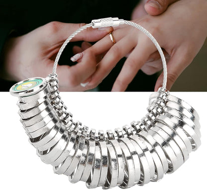 Ring Sizer Measurement Tool, 0-13 Sizing Finger Rings Gauge Measuring Tool Women Men Wedding Jewelry V1259-DP01-A-694