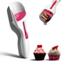 Cupcake Batter Scoop, Scoop Dispenser Sliding Button Baking Cake Dispensing Spoon for Baking, Pastry & V1259-DP01-A-697