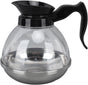 Coffee Decanter Pot, 1.2QT Universal Pot Commercial Maker Replacement with Black Handle for Machine Stove V1259-DP01-A-698