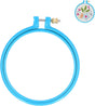 Embroidery Hoop Plastic, 5in Plastic Circle Cross Stitch Ring Supplies for Art Craft Sewing, Random Color V1259-DP01-A-699