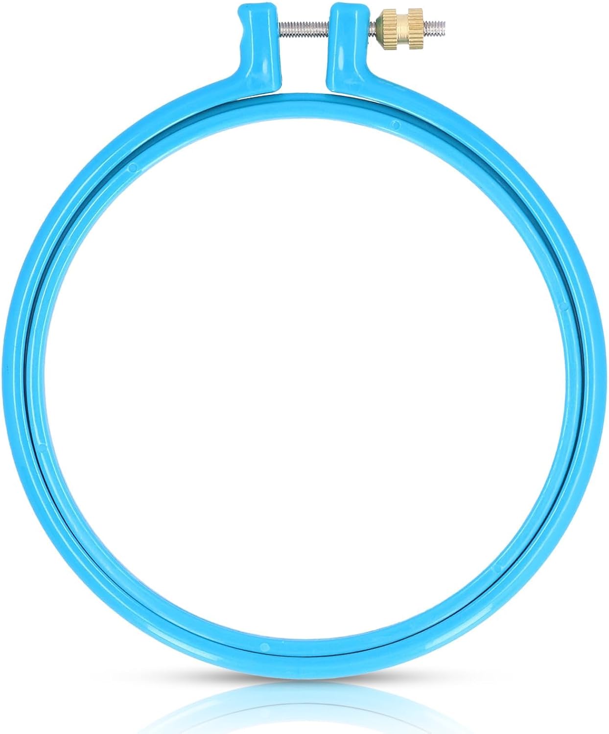 Embroidery Hoop Plastic, 5in Plastic Circle Cross Stitch Ring Supplies for Art Craft Sewing, Random Color V1259-DP01-A-699