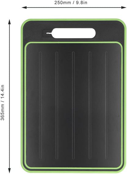 2 in 1 Defrosting Tray, Defrost Cutting Board with Knife Sharpener, Thawing Tray for Frozen Meat, Double V1259-DP01-A-701