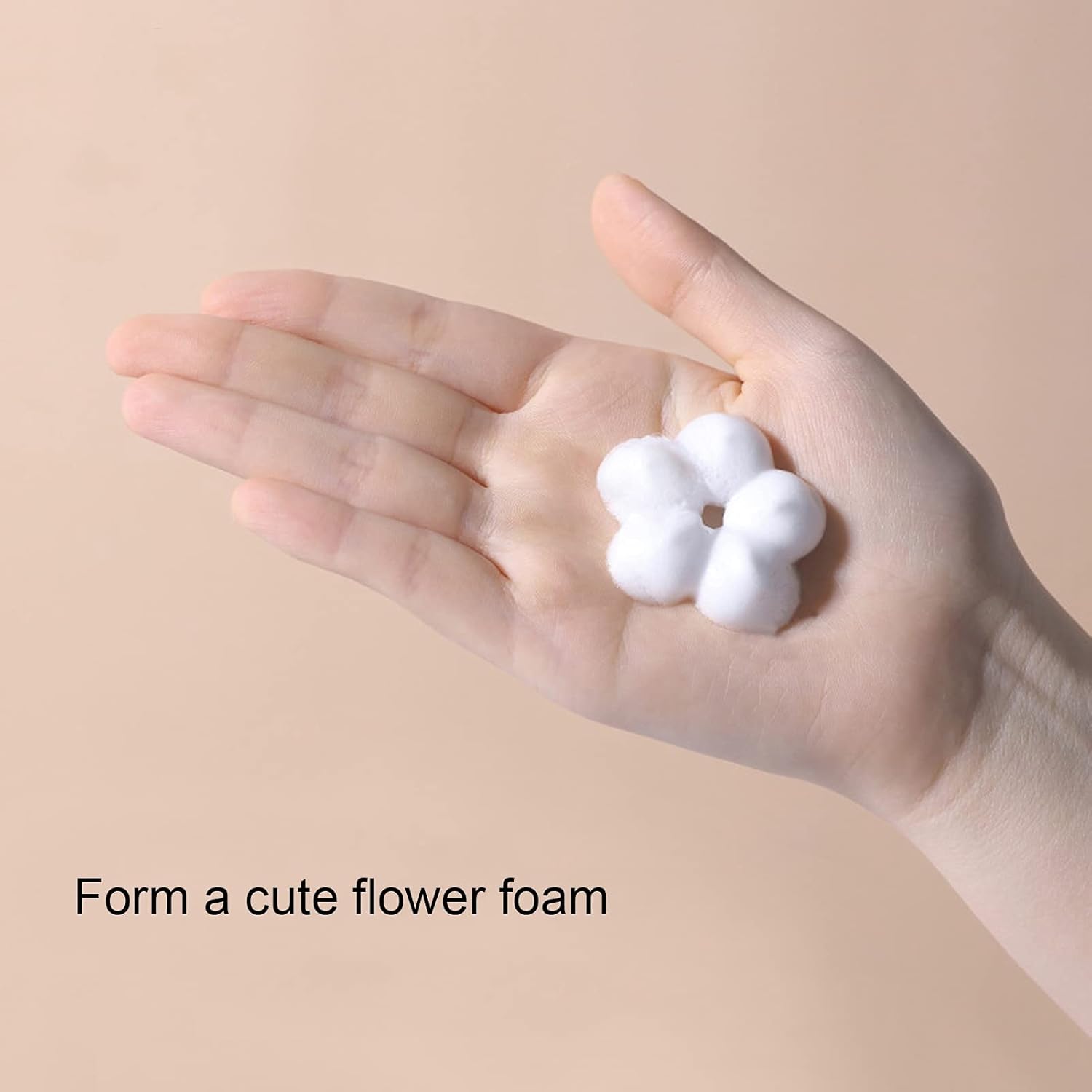 Foaming Hand Soap Dispenser, 250ml Flower Dispenser Shape Refillable Foam Pump Bottle Reusable Plastic V1259-DP01-A-712