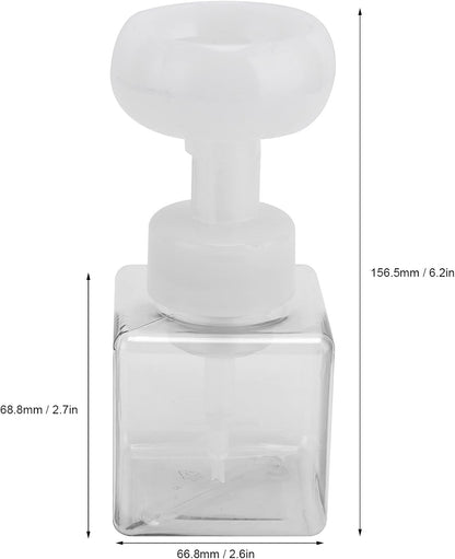 Foaming Hand Soap Dispenser, 250ml Flower Dispenser Shape Refillable Foam Pump Bottle Reusable Plastic V1259-DP01-A-712