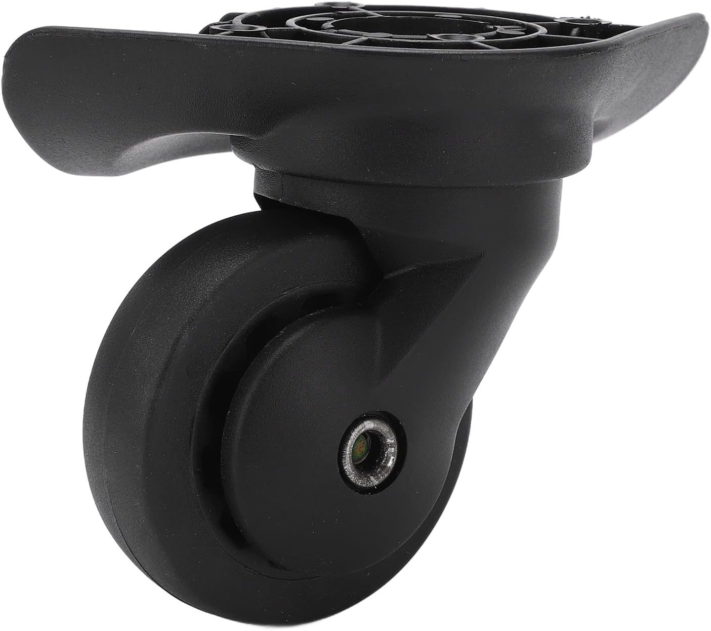 1 Pair Luggage Suitcase Wheels, Universal Replacement Wheels for Mute Swivel Casters Black V1259-DP01-A-717
