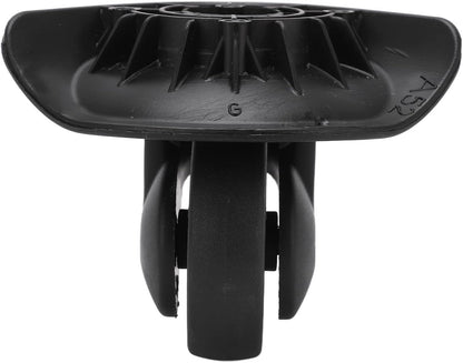 1 Pair Luggage Suitcase Wheels, Universal Replacement Wheels for Mute Swivel Casters Black V1259-DP01-A-717