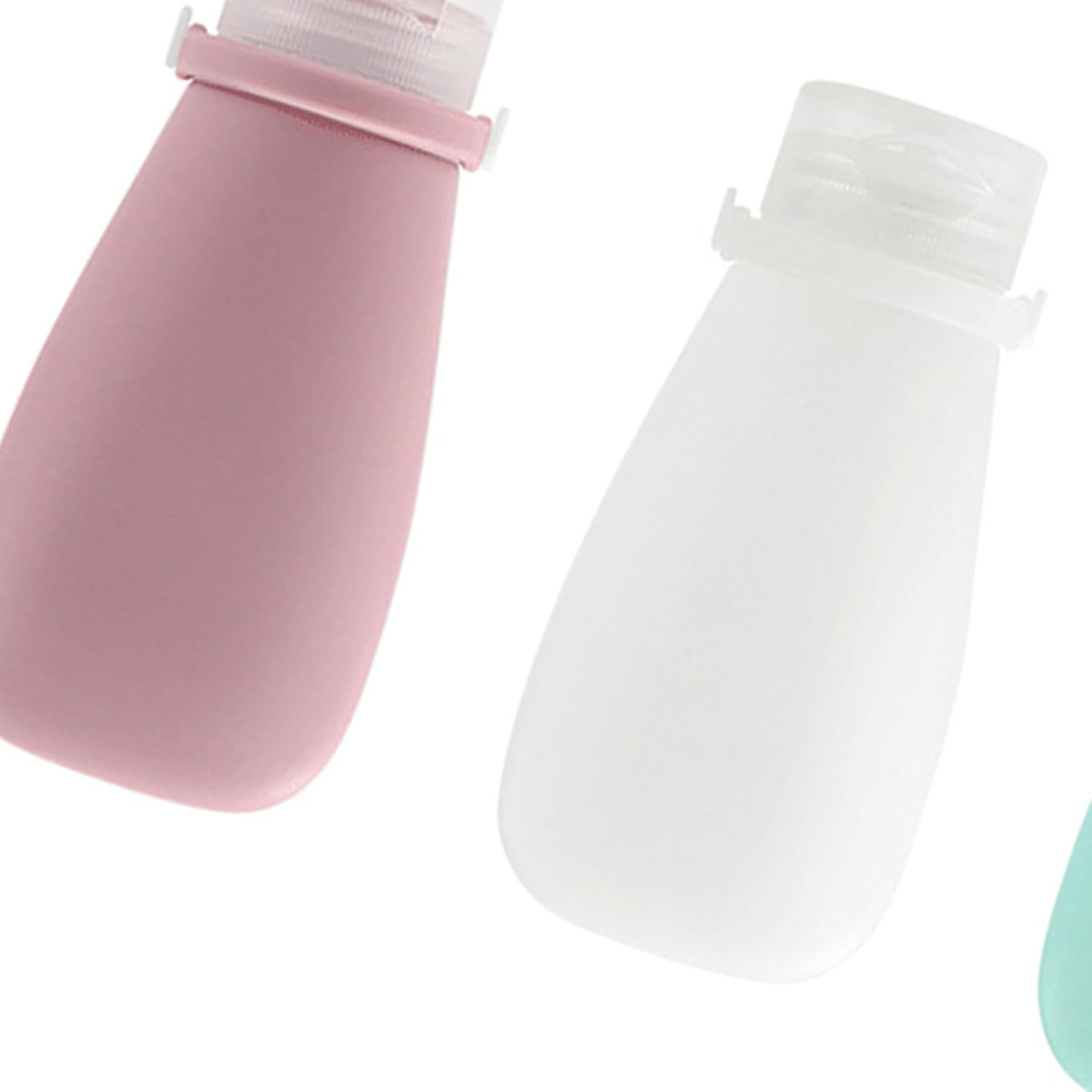Travel Bottles for Toiletries, 3 Pack Silicone Leak Proof Squeeze Bottle Refillable Containers Set V1259-DP01-A-722