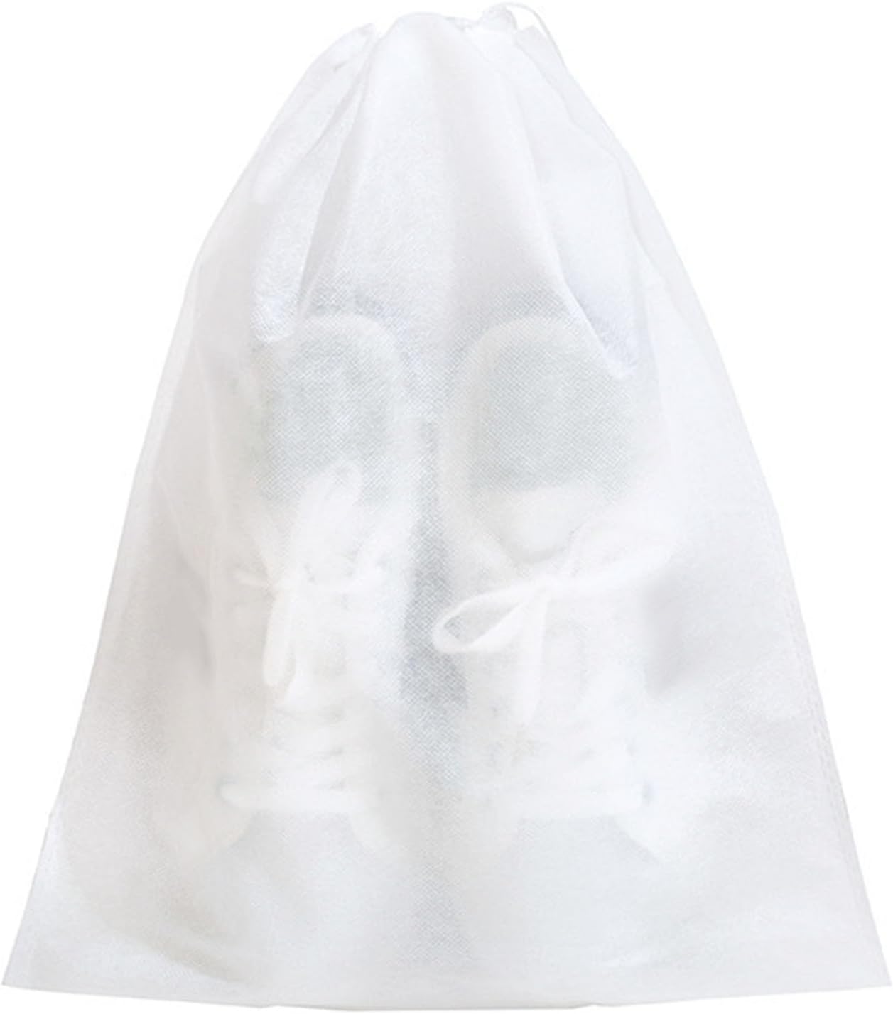 Clear Shoe Bag, Shoes Drawstring Bag Storage Protector Travel Covers for Packing(Middle) V1259-DP01-A-726