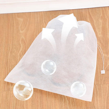 Clear Shoe Bag, Shoes Drawstring Bag Storage Protector Travel Covers for Packing(Middle) V1259-DP01-A-726