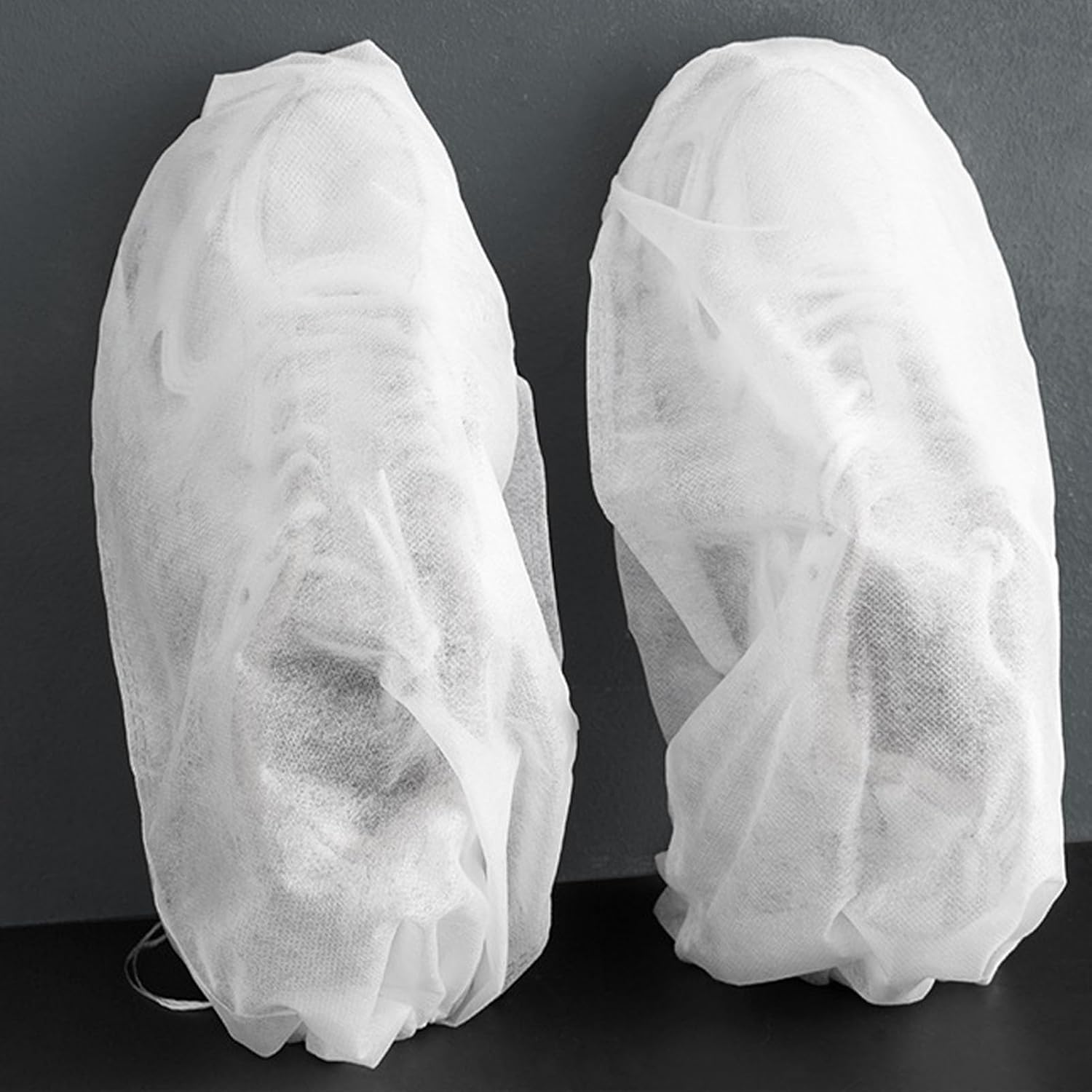 Clear Shoe Bag, Shoes Drawstring Bag Storage Protector Travel Covers for Packing(Middle) V1259-DP01-A-726