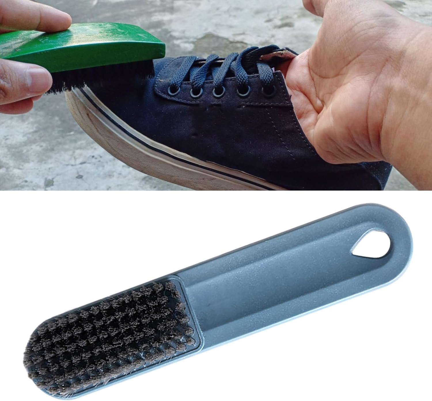 Shoes Scrubbing Brushes, Shoe Cleaning Brush Long Handle Clothes Scrub Laundry Household Tool Soft Bristle V1259-DP01-A-729