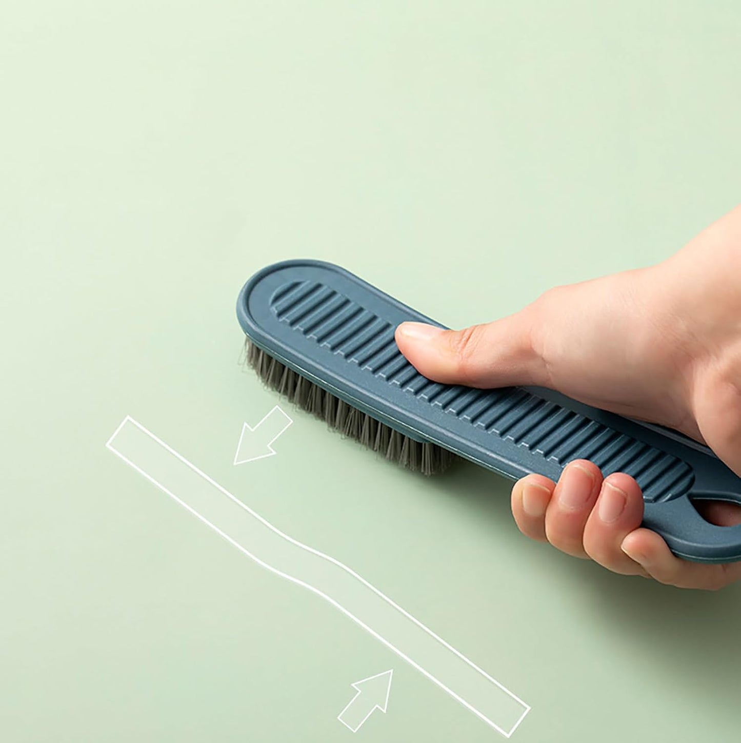 Shoes Scrubbing Brushes, Shoe Cleaning Brush Long Handle Clothes Scrub Laundry Household Tool Soft Bristle V1259-DP01-A-729