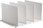 Shelf Divider for Closet, White Purse Organizer Adjustable Storage Handbag Organizers Closets Bookshelf V1259-DP01-A-731