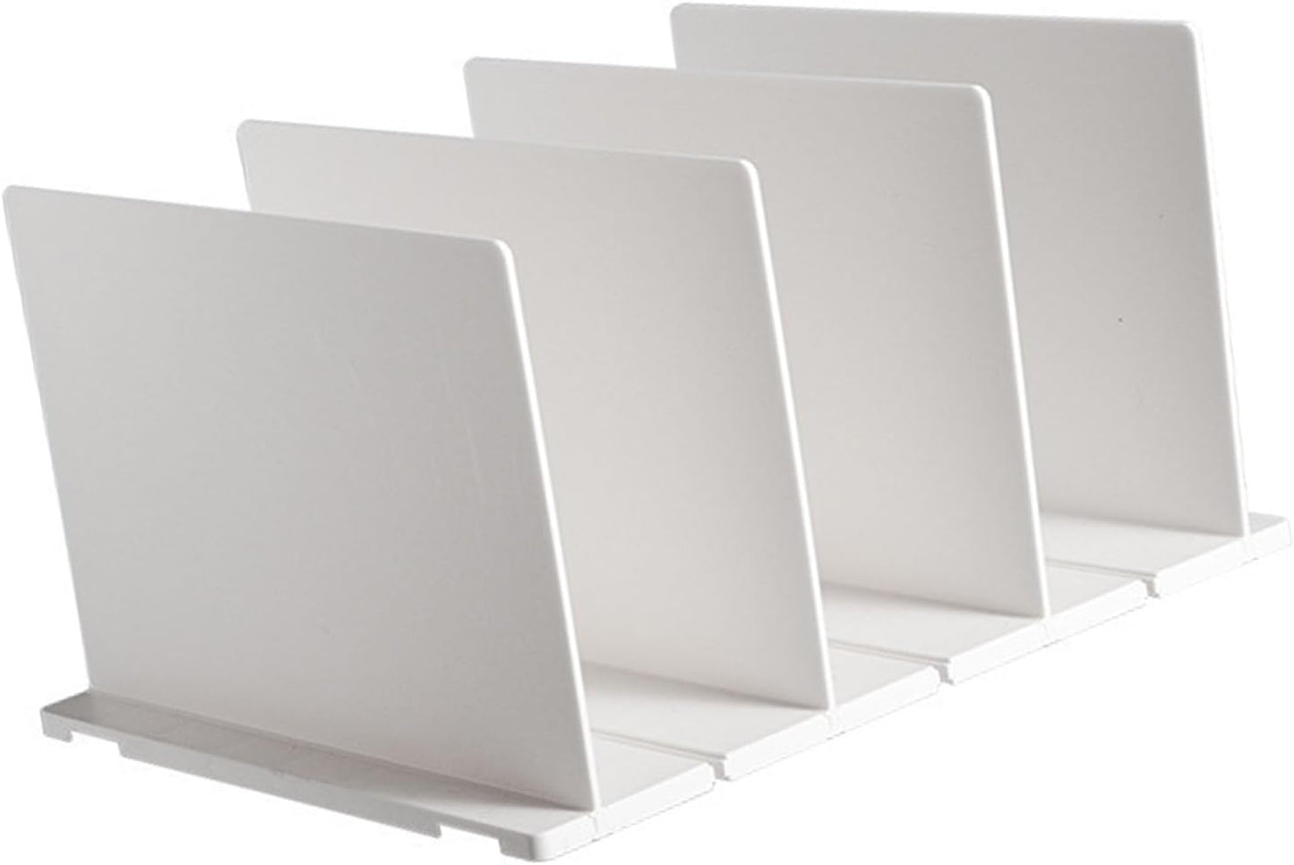 Shelf Divider for Closet, White Purse Organizer Adjustable Storage Handbag Organizers Closets Bookshelf V1259-DP01-A-731