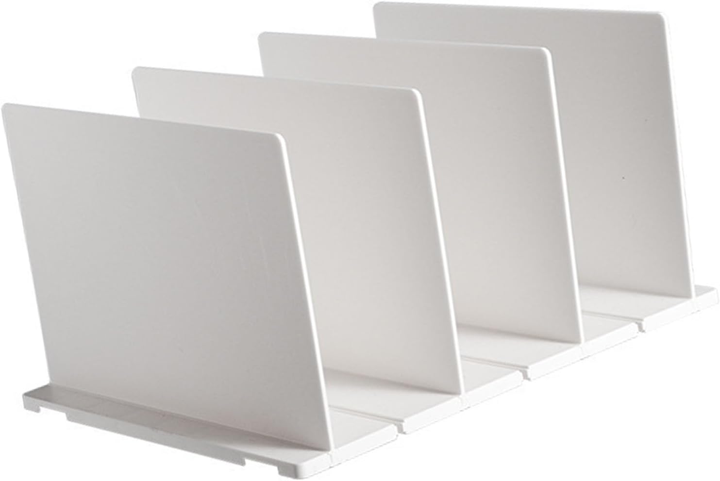 Shelf Divider for Closet, White Purse Organizer Adjustable Storage Handbag Organizers Closets Bookshelf V1259-DP01-A-731