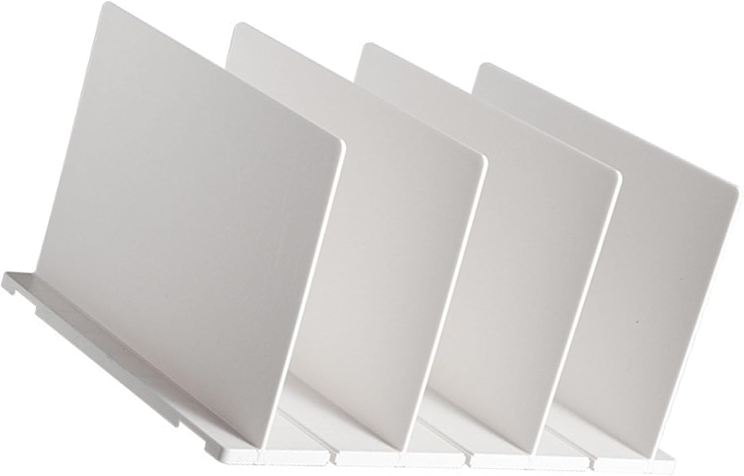 Shelf Divider for Closet, White Purse Organizer Adjustable Storage Handbag Organizers Closets Bookshelf V1259-DP01-A-731
