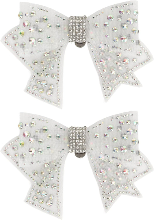2 Pieces Bow Shoe Clips, Decorative Clips Rhinestone Buckle Shoes Decorations for Woman and Girl V1259-DP01-A-735