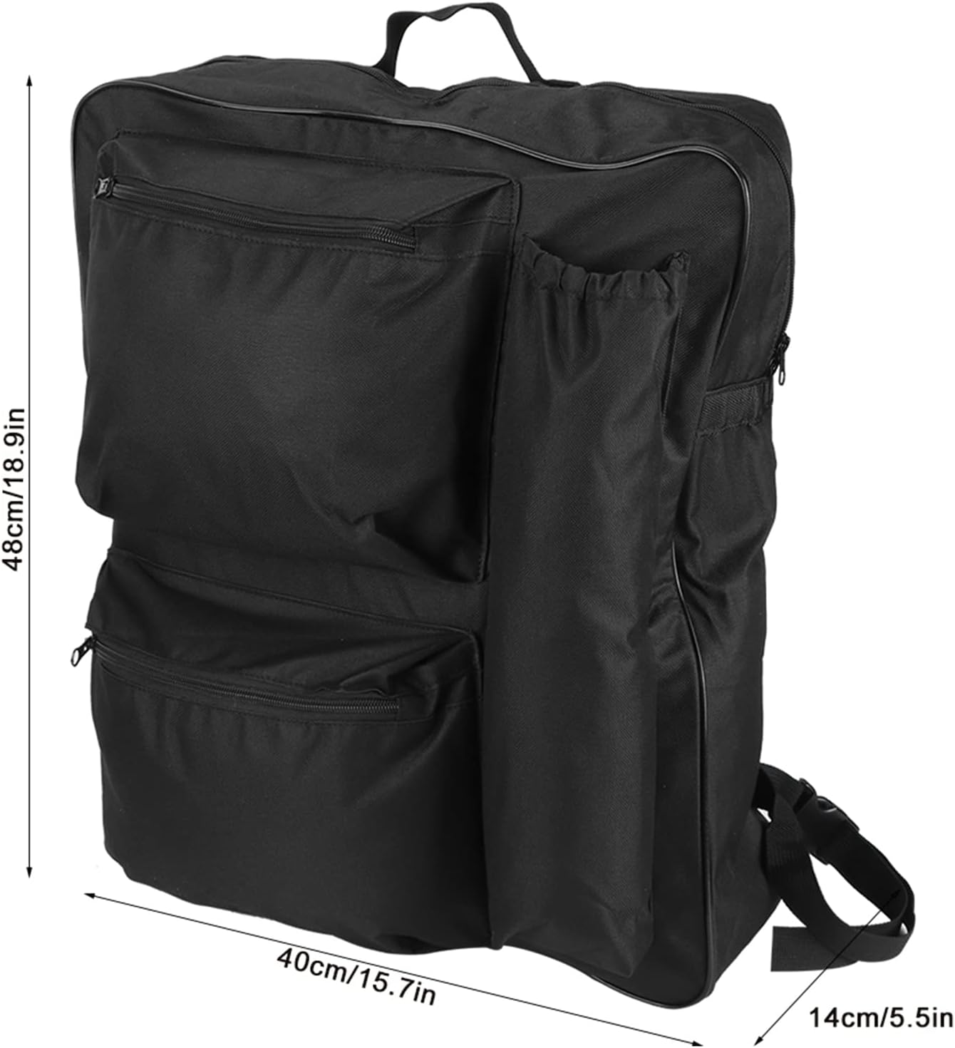 Wheelchair Backpack, Bag Storage Pouch Portable Cart V1259-DP01-A-736