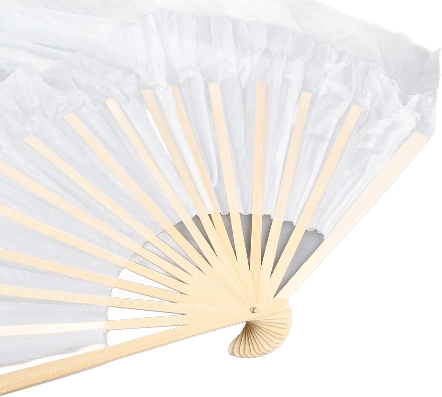 Dance Fan, 1 Pair Long Fan Belly Fans Folding Performance Classical (Pink) V1259-DP01-A-740
