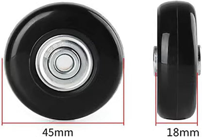 Suitcase Wheels Replacement, Luggage Replacement Universal Wheel Repair Kits Rubber Caster 2pcs V1259-DP01-A-744