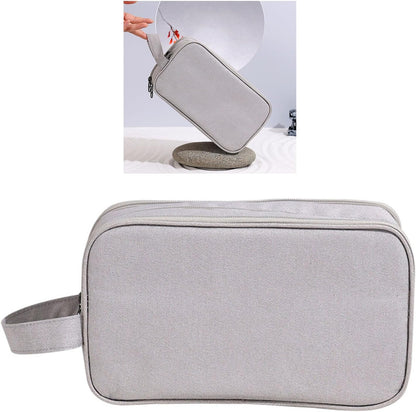 Travel Toiletry Bag, Large Capacity Pouch Storage Portable Organizer Handheld Bag V1259-DP01-A-753