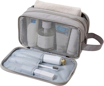 Travel Toiletry Bag, Large Capacity Pouch Storage Portable Organizer Handheld Bag V1259-DP01-A-753