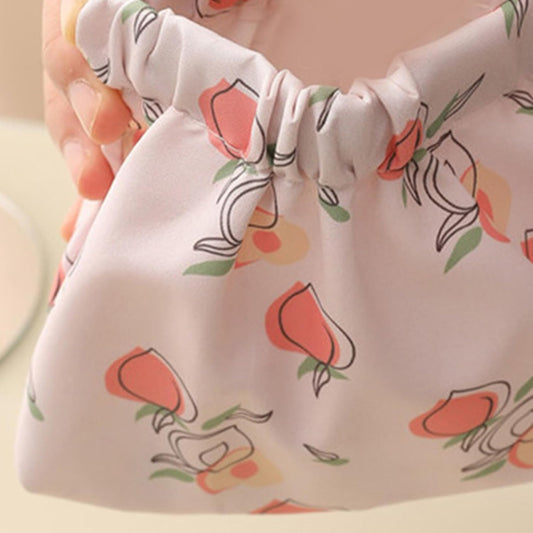 2Pcs Printed Pocket Cosmetic Bag, Mini Makeup Bag Portable Lipstick Case Travel Organizer for Headphones V1259-DP01-A-755