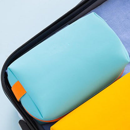 Travel Makeup Bag, PU Pouch Portable Toiletry Bag Large Capacity Cosmetic Storage Organizer V1259-DP01-A-758