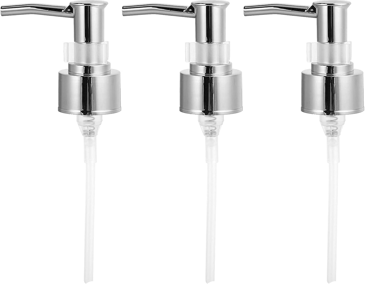 Hand Soap Pump, Pump Replacement Bottle Nozzle for Lotion Massage Oil Bottle(Silver ) V1259-DP01-A-761