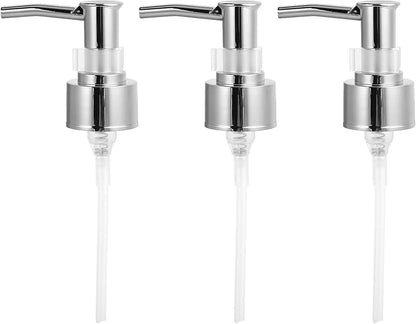 Hand Soap Pump, Pump Replacement Bottle Nozzle for Lotion Massage Oil Bottle(Silver ) V1259-DP01-A-761