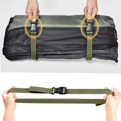 4PCS Backpack Straps, Straps with Buckles Hip Belt Replacement Double Safety Buckle Baggage Packing Suitcase V1259-DP01-A-764