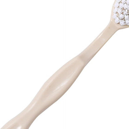Sneaker Cleaner Brush, Multi Functional Shoe Brush Double Sided Washing Plastic Scrub for Stains (beige) V1259-DP01-A-765