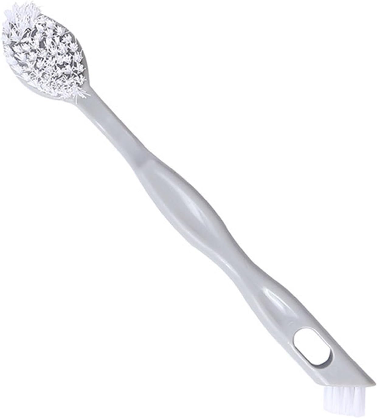 Sneaker Cleaner Brush, Multi Functional Shoe Brush Double Sided Washing Plastic Scrub for Stains (grey) V1259-DP01-A-766