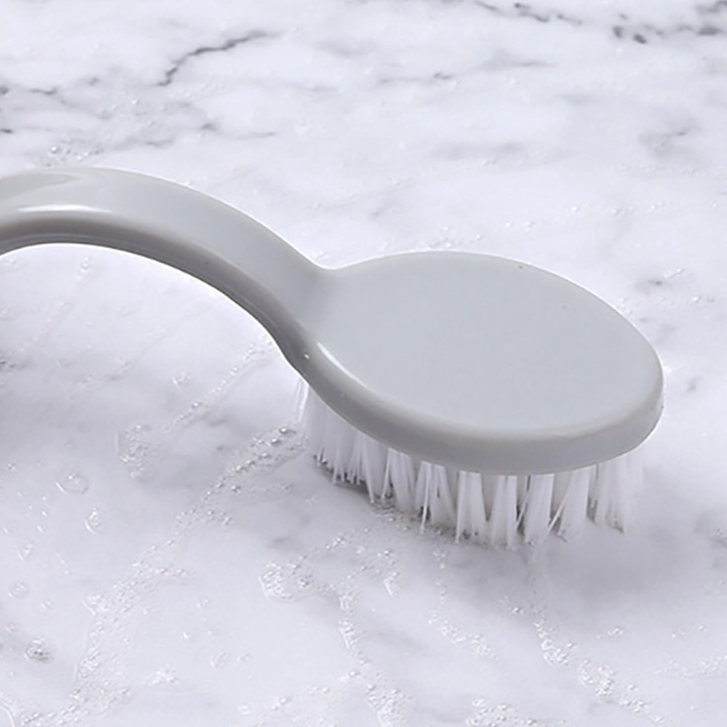 Sneaker Cleaner Brush, Multi Functional Shoe Brush Double Sided Washing Plastic Scrub for Stains (grey) V1259-DP01-A-766